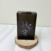 1 pezzo Custodia portasigarette con design a fiori e funghi, scatola porta sigarette da 20 posti, idea regalo creativa per fumatori uomini e donne, portatile, accessori per il fumo