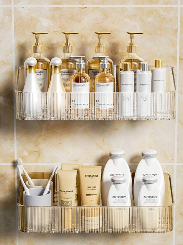 1 Light Luxury Bathroom Storage Rack Wall Mounted Toilet Toilet Toilet Washstand Wall Organizing Storage Basket Suitable For All People, Easter, Theme Parties, April Fool's Day, Thanksgiving, New Year's Best Birthday Gifts For Couples And Friends