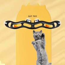 1pc Window-Mounted Roller Ball Cat Toy - Suction Cup Stability For Interactive Indoor Play, Encourages Exercise & Entertainment - Multicolor - View 5