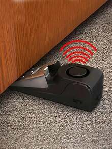 Wireless Portable Door Stop Alarm Device - Touch And Remote Controlled Security System For Home And Apartment Protection - Advanced Solution With Instant Alert - Multicolor - View 13