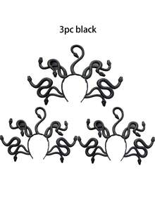 1 件/3 件恐怖蛇发头带美杜莎发饰适合万圣节服装