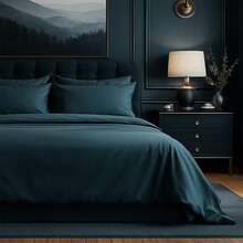 Slay Your Sleep: Cloud-Soft Cooling Bamboo Blend Sheets – 6-Piece Set W/ Deep Pockets – Breathable, All-Season Bedding, No Wrinkles, No Stress, Cozy Vibes Only – Twin, Full, Queen, King, Cal King - 海軍 - 查看 2