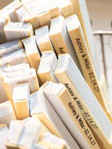 20/40pcs Personalized Engraved White Folding Elegant Cloth Fans, Wedding And Party Supplies,Art Activities For Children - Multicolor - View 3