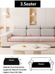1 Miếng phổ cập Bốn Đàn hồi Bọc ghế sofa Bộ Với Giường đôi Gói hàng Bao gồm Bọc ghế sofa Và Nắp đệm , Chống bụi , Máy giặt được , không phai Và Không rụng lông , Thích hợp Đối với Hình chữ L Và Sofa - Xám - Xem 18