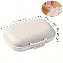 8-Compartment Travel Pill Organizer | Leak-Proof Moisture Resistant Medicine Case | Portable Daily Vitamin Storage Box For Home & Outdoor | Durable Plastic Pillbox (1-Pack) - Nhiều màu - Xem 9