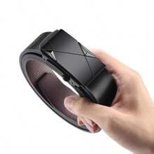 1pc Fashionable Men's Belt With Automatic Buckle, High-End Design Suitable For Young And Middle-Aged Gentlemen