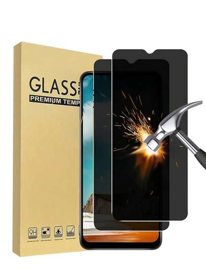 2 Packs Privacy Screen Protector For Galaxy A12 / A13 / A32 5G / A42 / A03S / A03 / A02S / A02 Anti-Peep Private Tempered Glass, Anti-Drop, Anti-Scratch, No Bubble, Ultra Durable For IPhone 16 PRO MAX/16 PRO/15/14/13/12/11 Mobile Phone Screen Protector