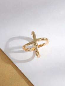 10/8/5/3/1pc Gold Plated Hollow Cross Style Silk Scarf/Shawl Clip, Multi-Purpose Scarf Accessory For Dress - Gold - View 6