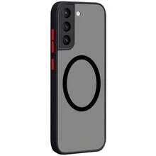 适用于 Magsafe 磁性保护壳，兼容三星 S25 Ultra S24 S23 Ultra A17 A06 A16 A56 无线充电防震手机壳，兼容 16 15 14 13 12 11 Pro Max Pro Plus 7 8 SE 7P 8P X 16e - 黑色 - 查看 8