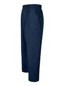 女士纯色口袋直筒宽松休闲裤，百搭