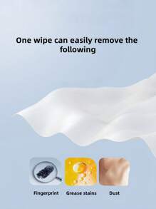 10/20/30/40/80 Duże jednorazowe chusteczki do czyszczenia ekranów, chusteczki do czyszczenia okularów, jednorazowa ściereczka do czyszczenia soczewek, miękki materiał, bez pozostałości włókien, odpowiednie do okularów, smartfonów, komputerów, telewizorów, aparatów fotograficznych i innych szklanych powierzchni, przenośne niezależne opakowanie, odpowiednie do domu, biura, szkoły, niezbędnych przedmiotów w podróży