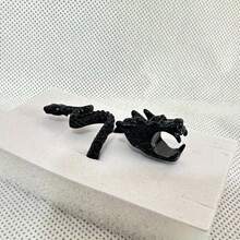 1 个时尚龙形设计烟嘴环 - 优质金属，独特的龙形握把，V 形吸烟配件，增强吸烟体验 | 防止手指变黄，保护手和手指 | 精致的龙形设计 - 彩色 - 查看 15