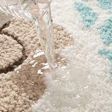 Alfombra de baño de estilo veraniego, suave y absorbente con respaldo antideslizante, lavable a máquina, ideal para baño, cocina y entrada, con diseño de estrellas de mar y conchas, 22"X34" - Playa de las estrellas de mar - Ver 5