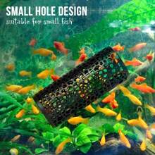 1pc Fish Habitat Tunnel Hollow Cave Aquarium Decor With Suctions, Safe Hiding Place For Small Fish & Shrimp, Toys For Betta, Guppies, Snails