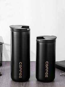 1 件双层不锈钢隔热咖啡/水杯，旅行杯，带保温/保冷功能，返回学校