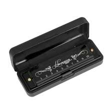 IRIN [IRIN] 1pc 10 Hole 20 Tone Professional Harmonica, Copper Alloy Anti-Deformation Cover + Sealed Anti-Leakage Structure, Waterproof Harmonica Compartment + Screw Fixation, Portable Performance Instrument