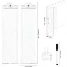 Office Desk Accessories,  Acrylic Monitor Memo Boards For Computers,  2PCS (Left & Right) Multifunction Sticky Note Holder For Computer Screen,  Home Office Accessories Desktop Message Office Decor