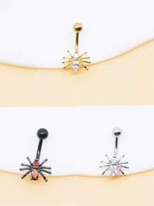 1PC Stainless Steel 14G Belly Real Piercing Button Ring For Women Body Piercing Jewelry Navel Rings