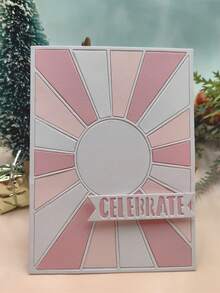 1pc Metal Cutting Dies Stencils Scrapbook Cutting Die For Paper Card Making Scrapbooking DIY Cards Photo Album Craft Decorations Geometric Line Cutting Die Square Frame Background Plate Metal Cutting Die