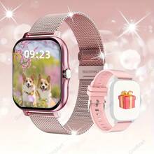 LOMAXFR Smartwatch,Multifunctional Sports Smart Watch, Wireless Calls & Music, Step Counter, Message Notifications, Sedentary Reminders, Alarm Clock, And Multiple Watch Face Wallpapers. Compatible With Android And IOS, Unisex, Perfect As A Mother's Day Gift.