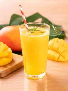 Set de 30 etiquetas/tarjetas transparentes de acrílico con forma redonda/de corazón para bebidas en bodas y fiestas, etiquetas para bebidas y zumos, decoraciones para vasos, tarjetas de asiento (Retirar la película protectora de ambos lados antes de usar)