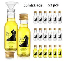 52/10pcs Mini Plastic Bottles,Wedding Party Favors Bottles,Plastic Beverage Bottles,For Milk, Coffee, Juice, Beverage, Sodas;Suitable For Engagement Parties, Wedding Anniversaries,Party Decoration,Outdoor,Camping,Travel,Birthday Party,Camping, Picnic - Transparent 1 - View 13