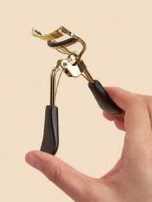 1pc Gold & Black Eyelash Curler With 10pcs Replacement Pads - Essential Beauty Tool For Creating Perfectly Curled Lashes In 5 Seconds, Portable Design Suitable For Home, Travel & Commercial Use, Unisex,Makeup,Cheap,Room Decor,Vanity,Travel,Bedroom,Makeup Accessories,Eyelash Curler,Cheap,Stocking Stuffers,Makeup,Makeup Tools,Cheap Stuff,Gifts,Gifts For Women,Christmas Gifts - Multicolor - View 3