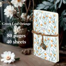 1pc, A5,80 Pages,Floral Sketchbook, Bandage Pendant, Blank Picture Notebook, Portable Travel Sketchbook, Diy Diary, Blank Notebook, Perfect For Writing, Suitable For Colored Pencils, Oil Paints, Marker Pens And Perfect Gifts, Ladies' Gift,Back To School,School Supplies
