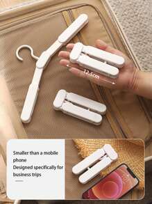Portable Travel Clothes Hanger For Travel And Business Trips, Indoor Folding Clothes Hanger For Hotels, No Need To Drill Holes, Retractable Drying Tool