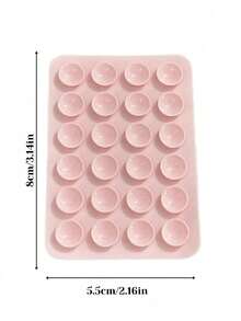5pcs Multi-Functional 24-Hole Square Silicone Rubber Phone Suction Cup Stand, With Strong Silicone Rubber Suction Cups To Fix The Phone And Prevent It From Falling, Suitable For Various Scenarios Such As Video Shooting And Selfies - Multicolor - View 9