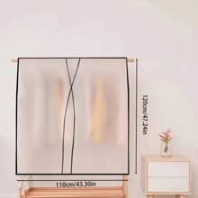 1pc Hanging Garment Bag, Transparent Clothing Cover Protector For Suits, Coats, Dresses, Storage Organization, Anti-Dust Clothing Protector Bag For Wardrobe Clothing Protective Cover, Dust-Proof Clothing Cover, Wardrobe Protective Cover, Clothing Dust-Proof Cover, Clothing Cover, Long Clothing Cover, To Prevent Dust, Moisture, Insect Pests, Travel Clothing Bag, Portable Clothing Cover, Foldable Clothing Protective Cover, Seasonal Clothing Protection, Seasonal Clothing Storage Cover, Moisture-Proof Clothing Bag, Transparent Dust-Proof Cover, Dress Dust-Proof Cover, Wedding Dress Protective Cover, Suit Cover, Workwear Cover, Clothing Used In Formal Occasions, To Prevent Dust, Wrinkles And Quality Degradation, Suitable For Hanging Dresses, Wedding Dresses Or Business Suits. Wedding Dress Storage,Personalized Wedding Favors,Wedding Decor,Groom Dust Cover,Bride,Bridal,Best Man, Bridesmaid