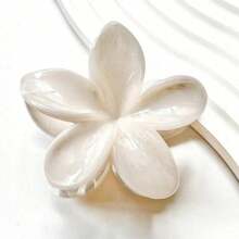 3pcs/5pcs Solid Color Marble Texture Flower Hair Clips, Suitable For Holiday, Party, And Everyday Wear, For Those With Thin Hair Hair Claws Claw Clips Hair Jaw Clip Hair Clamps Hair Clutch Hair Catcher Clip Hair Accessories