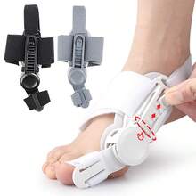 Hallux Valgus Corrector For Big Toe Protrusion Overlapping Toe Separator Button Buckle Adjustable Corrector - This Product Is Not A Medical Device And Is Intended For Toe Training Only. - White - View 2