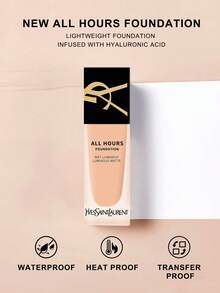Yves Saint Laurent Yves All Hours 粉底液 - 全效遮瑕，光泽哑光妆效，持久持妆，SPF 20 - #LC1 #LC2 #LN1 - 0.84 液体盎司/25毫升（随机版本） - LC2 - 查看 3