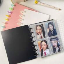 K-Pop Photo Card Binder, Holds 3-Inch (Approx. 7.6cm) Photo Cards, A5 Size Idol Card Sleeve For DIY Collecting, Anime, Manga, Instant Camera Photobook Albums
