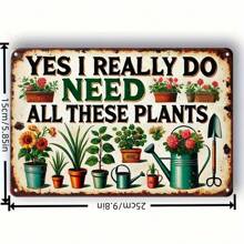 1 Stück lustiges Garten Deko Vintage Holzschild, geeignet für Garten, Schlafzimmer, Zuhause, Outdoor, Hippie Wandkunst Poster