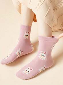 3 Pairs Spring/Autumn/Winter Fashion Japan Style Cute Animal Pattern Ankle Socks