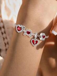 1 pieza Cuentas de plata de ley 925 con diseño de amante de calabaza en carreta, adecuado para pulseras y brazaletes de mujer, manualidades de joyería y combinación con atuendos diarios como decoración de joyería para chicas
