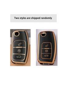 2pcs Car Key Fob Cover Set: TPU Material, Scratch-Resistant & Anti-Drop, 0.1mm Ultra-Thin & Ultra-Silent, 3-Button Precise Fit, Anti-Shock & Durable, 360° Signal Protection, Fingerprint Resistant Coating, Portable Design [Please Check Model Compatibility In Product Details]