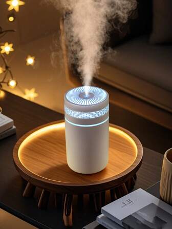 Nieuwe autoluchtbevochtiger, fijne nevelspray, aromadiffuserlamp voor thuis, stille nevelbevochtiger voor op tafel, USB-aangedreven, batterijloos, geschikt voor op reis, thuis, slaapkamer, kantoor en kamers met airconditioning
