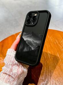 Funda de teléfono a prueba de golpes con paisaje de montaña para 16 ProMax, 14/13, 12, 11 Pro Max, XS Max, X, XR, 8, 7, Plus, 15, 13 ProMax, 16, 14 Plus, 11 - Adecuado como regalo de cumpleaños, novia, novio o uso personal