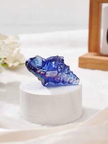 1 件，1.1 英寸 X 2.2 英寸釉面水晶玻璃贝壳形装饰小雕像，水晶玻璃材质桌面装饰，派对庆典装饰水晶贝壳道具 - 彩色 - 查看 9