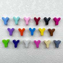 5 قطع خرز أبجدي إنجليزي كبير الثقب من مادة الأكريليك، إكسسوارات مجوهرات DIY، مواد حرفية لتعليقات الهاتف والمفاتيح، هدايا إبداعية