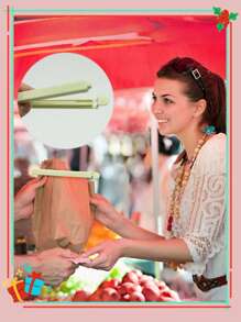 10 قطع مشابك حفظ الأطعمة والرقائق، مشابك إغلاق وحفظ الأطعمة المحمولة، مشابك إغلاق أكياس الأطعمة، مشابك إغلاق وحفظ الأطعمة القابلة لإعادة الاستخدام متعددة الوظائف، مشابك بلاستيكية لإغلاق الأطعمة