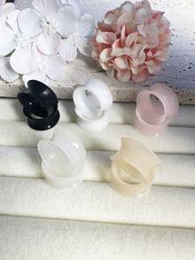 Set da 10 dilatatori auricolari in silicone ultrasottili da 9 mm, dilatatori auricolari, gioielli per piercing all'orecchio, adatti per l'uso quotidiano e come regalo per le feste, per clienti di colore rosso.