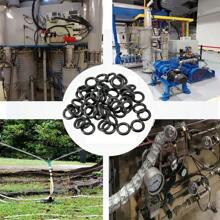1200 Stücke O-Ring Sortimentskasten mit 24 Größen, Gummi-O-Ringe, Dichtungsscheiben, Dichtungsset für Sanitär, Gas, Automobil und Armaturenreparaturen