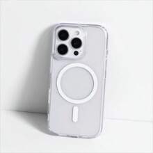 Transparent Acrylic Magnetic Phone Case, Compatible With Apple 11/12/13/14/15/16,  Resistant To Yellowing And Drops,New Case! Peel Off Protective Film Before Use