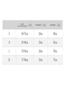 1 pièce Ceinture de fitness taille haute pour femmes avec boucle, gaine de taille à double compression en caoutchouc de néoprène, ceinture brûle-graisse amincissante, cadeau du Nouvel An