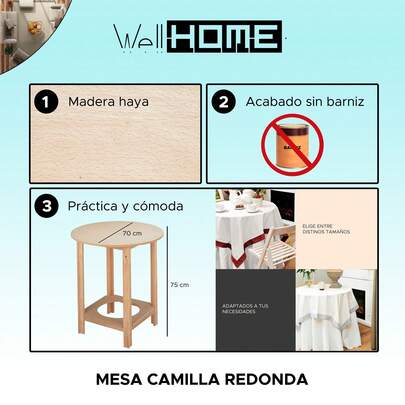 Well Home Mesa de Banco