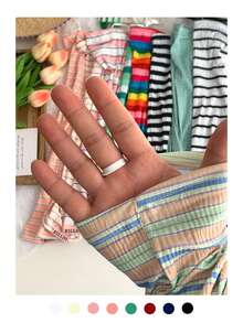 1 双女士条纹冰丝防紫外线袖套，宽松版型，适合驾驶、骑行、防晒、夏季